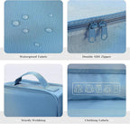 Mossio 6 Set Packing Cubes with Shoe Bag - Lightweight Travel Luggage Suitcase Organizers