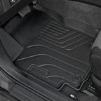 Floor Mats for Toyota RAV4 Gas 2013-2018, All Weather Floor Mats Trunk Cargo Liner with Backrest Protectors and Door Sill Guards Accessories, Full Coverage Set