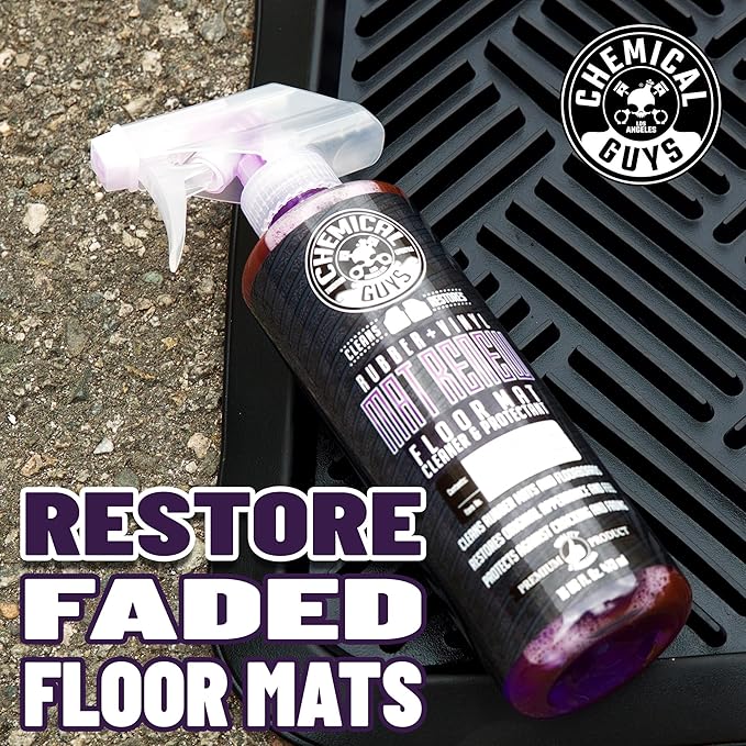 Chemical Guys Mat Renew Rubber + Vinyl Floor Mat Cleaner And Protectant, Safe for Cars, Trucks, SUVs, Motorcycles, RVs & More