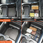 Vehicle OCD - Lower Center Console Organizer for RAM 1500/2500/3500 (2019-2026) (Longhorn and Limited models ONLY) - Made in USA - SLX162