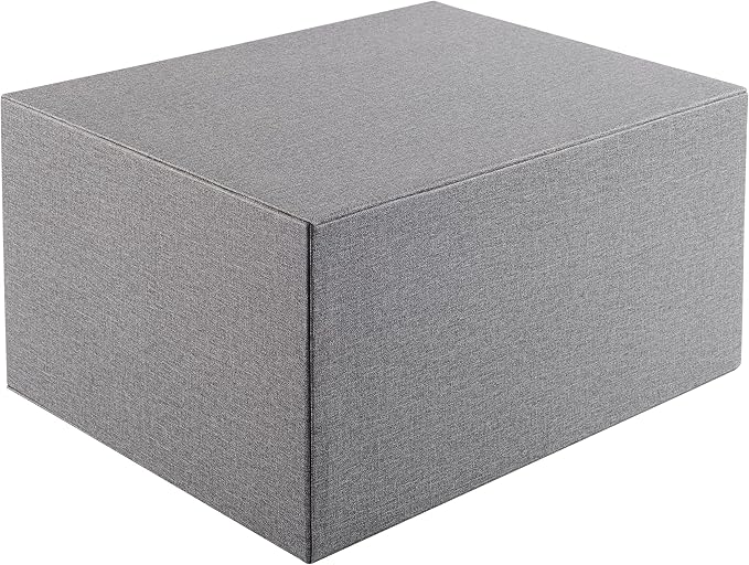 Cloth-effect Faux Leather Desk Organizer File Cabinet Executive Office Supplies Desktop Filing A4 Contract Document Stackable