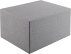 Cloth-effect Faux Leather Desk Organizer File Cabinet Executive Office Supplies Desktop Filing A4 Contract Document Stackable