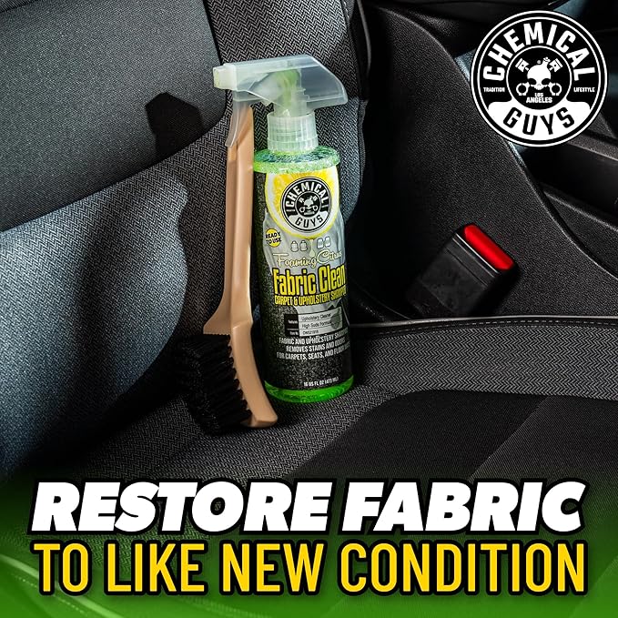 Chemical Guys Foaming Citrus Fabric Clean Carpet & Upholstery Cleaner, Ready to Use, Sprayable (for Carpets, Seats & Floor Ma