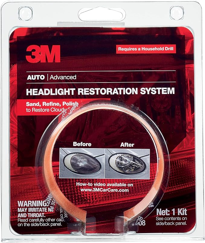3M 39008 Headlight Lens Restoration System - Case of 4
