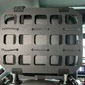 Vehicle MOLLE Panel Car Visor Organizer Storage Rack Rigid Insert Panel for Backpack Tactical Accessories Gear Holder Molle Pouches EDC Gadgets Small Tools Pens Sunglasses