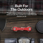 KeySmart Rugged - Multitool Key Holder for Keychain w/Bottle Opener and Pocket Clip, Key Organizer for Key Chain, EDC Keychai