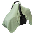 Comfy Cubs Baby Car Seat Cover - Soft, Breathable Bamboo Rayon and Muslin Cotton Blend - Lightweight Canopy for Sun, Bug, and