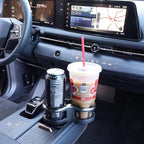 Armor All Cupholder 2 in 1 Expander, Turn 1 Cupholder to 2, Dual Drink Holder Expander with Adjustable Expandable Base to Fit