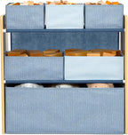 Delta Children - GapKids 6 Bin Toy Organizer - Greenguard Gold Certified, Indigo Blue