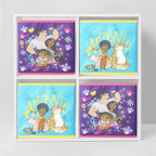 Disney Encanto Set of Two Spacious Collpasible Storage Cubes, 10"x10"