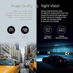 Nextbase 422GW Dash Cam Front and Rear Camera with App- Full 1440p/30fps Quad HD Small in Car- WiFi Bluetooth GPS- Alexa Voic