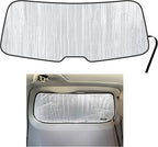 YelloPro Auto Rear Tailgate Window Sunshade Custom Fit for 2011 2012 2013 2014 2015 2016 2017 2018 2019 2020 Toyota Sienna Minivan, L, LE, SE, XLE, Limited, UV Reflector Sun Protection Accessories