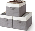 GRANNY SAYS Storage Baskets for Shelves, Fabric Storage Bins for Clothes, Closet Organization Bins, Collapsible Storage Bins 