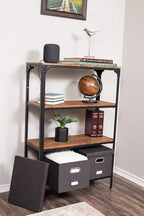 Internet's Best Collapsible File Storage Organizer with Lid - Decorative Linen Filing & Storage Office Box – Hanging Letter/L