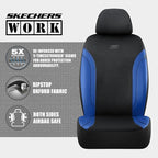 Skechers Car Seat Covers, Work Leather Seat Covers 5-Times Stronger Built-in Webbing, Oxford Fabric Seat Cover Full Sets, Air
