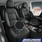 Skechers Memory Foam Car Seat Covers, Air Cool Mesh Thick Seat Covers, Airbag Compatible Car Seat Cover, Automotive Comfort P
