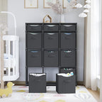 Cube Storage Organizer with Storage Bins Included - The Perfect Closet Organizers and Storage Solution. Includes 12 Storage C