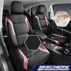 Skechers Memory Foam Car Seat Covers, Air Cool Mesh Thick Seat Covers, Car Seat Covers Front Seats Airbag Compatible, Automot