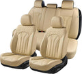 FLORICH Leather Seat Covers, Seat Covers Full Set, Car Seat Protectors 5 Seats, Automotive Seat Covers Fit for Most Cars Truc