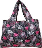 allydrew Large Foldable Tote Nylon Reusable Grocery Bags, 5 Pack