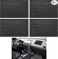 AceOrbit 4 Pcs Extra Large Car Non-Slip Sticky Dashboard Pad 11"x7" Universal PU Sticky Dash Mat for Phones Sunglasses Keys A