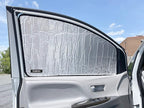 Side Window Front Seat Reflective Sunshade Custom Fit for 2011 2012 2013 2014 2015 2016 2017 2018 2019 2020 Toyota Sienna Minivan, L, LE, SE, XLE, Limited, UV Reflector Accessories (2pcs)