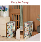 efluky Slim Laundry Basket, Narrow Laundry Hamper with Handles, Collapsible Dirty Clothes Hamper, Tall Laundry Bin for Laundr