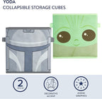 Star Wars The Mandalorian Grogu aka The Child Collapsible Storage Cubes, Set of 2, 10"x10"