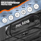 Mockins 16 Cu.Ft. Rooftop Cargo Carrier | 45"x34"x18" Roof Bag for Car Without Rack | Durable Car Topper Luggage Carrier Waterproof Cargo Bag | Weatherproof Vehicle Soft Shell Carriers & Accessories