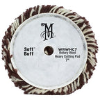 Meguiar's 7" Soft Buff Rotary Heavy Cutting Wool Pad WRWHC7 - Professional Heavy Cutting Pad for Premium Car Detailing, Car Buffing Pad for Use with a Rotary Buffer and Heavy Compound