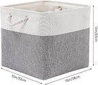 13×15×13 Inch Storage Cubes,6 Pack Cube Storage Bins for Shelves,Fabric Collapsible Storage Bins with Handles, Foldable Stora