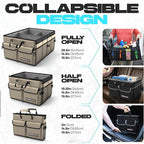 FORTEM Trunk Organizer For SUV Car Trunk Organizer, Foldable Storage, Car Accessories for Women Men, Collapsible Bag, Perfect C