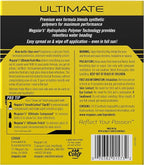 Meguiar's Ultimate Paste Wax, Premium Car Wax for a Deep Gloss with Lasting Protection, Easy to Apply and Remove, Clear Coat Safe, Microfiber Towel and Applicator Included, 8 Oz Paste