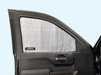 Side Window Front Seat Reflective Sunshade Custom Fit for 2020 2021 2022 2023 2024 2025 2026 Chevrolet Silverado 2500 3500 (Not for 1500 Models), Double Cab Crew Cab 4Dr 4Door (Set of 2)