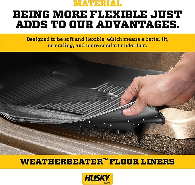 Husky Liners Weatherbeater Frunk Liner | Fits 2022-2025 Ford F-150 Lightning | Frunk, 1-pc. Black - 43341