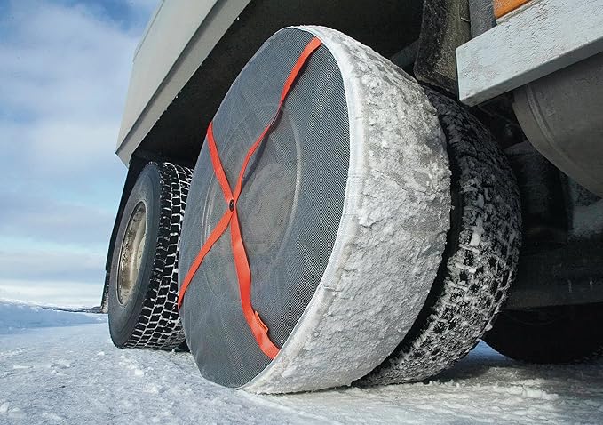 AutoSock for Commercial Vehicles and Trucks AL64, Snow Socks for Tires, Pack of 2
