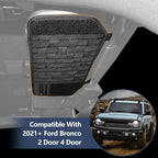 Visor Organizer Sun Visor Molle Panel for Bronco, Tactical Sun Visor Organizer Molle Webbing For Ford Bronco Accessories 2021-2025 Visor Storage Holder Pouch,2 Pack,Fit Driver Passenger Side