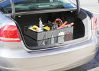 EPAuto Foldable Car Trunk Organizer for SUV, 3-Compartment with Removable Divider, Dark Gray