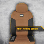 Cat® MeshFlex Automotive Seat Covers for Cars Trucks and SUVs (Set of 2) – Beige Car Seat Covers for Front Seats, Truck Seat 