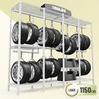 Raybee Clothing Racks for Hanging Clothes,Heavy Duty Clothes Rack with Shelves,Portable Closet Adjustable,76" W x 77" H x 18"