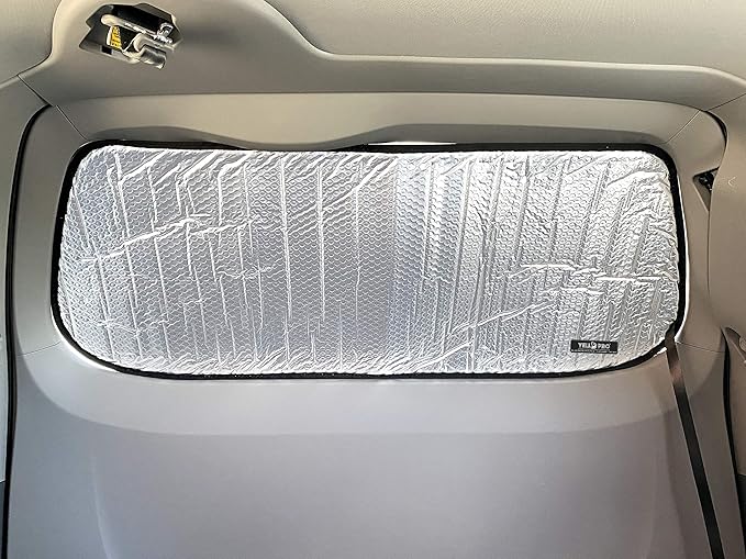 YelloPro Auto Rear Tailgate Window Sunshade Custom Fit for 2011 2012 2013 2014 2015 2016 2017 2018 2019 2020 Toyota Sienna Minivan, L, LE, SE, XLE, Limited, UV Reflector Sun Protection Accessories