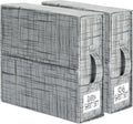SUOCO SheetCube Bed Sheet Organizers and Storage 2 Pack, Foldable Linen Closet Organizer, Bedding Folder Storage Box Containe