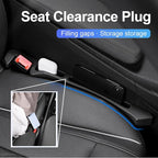 2pcs Car Seat Gap Filler Storage Organizer Multifunctional Prevent Falling Car Seat Gap Blocker Plug for Cars Suvs Truck Rv Car Keep Tidy Tool, Car Essentials Decor Accessories Interior Gift, Orange