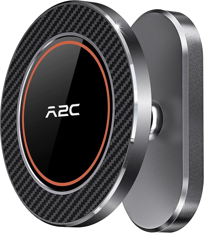 A2C Alloy Magnetic Golf Cart Phone Holder for MagSafe iPhone, Unique Golf Gifts for Men Golfers Dad Father, Golf Gift for Him Husband, Golf Accessories Essentials Gadgets Fits EZGO, Club Car, Yamaha
