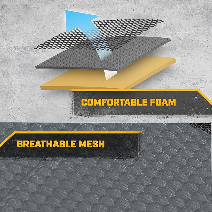 Cat MeshFlex Automotive Seat Covers for Cars Trucks and SUVs – Gray Car Seat Covers for Front Seats, Truck Seat Protectors wi
