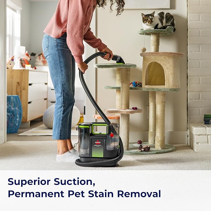 BISSELL® Little Green® Max Pet SmartMix Portable Carpet and Upholstery Deep Cleaner, Car/Auto Detailer, with SmartMix Technol