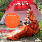 Emergency Sleeping Bag for Survival Gear and Supplies Life Bivy Sack Waterproof Mylar Emergency Blankets for Survival Kit Car