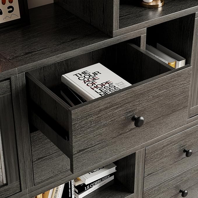 FUSUNBAO Magic DIY Cube Storage Organizer Stackable Cubes for Home Books Clothes Toy-Modular Cubby Storage System-Office Cubi