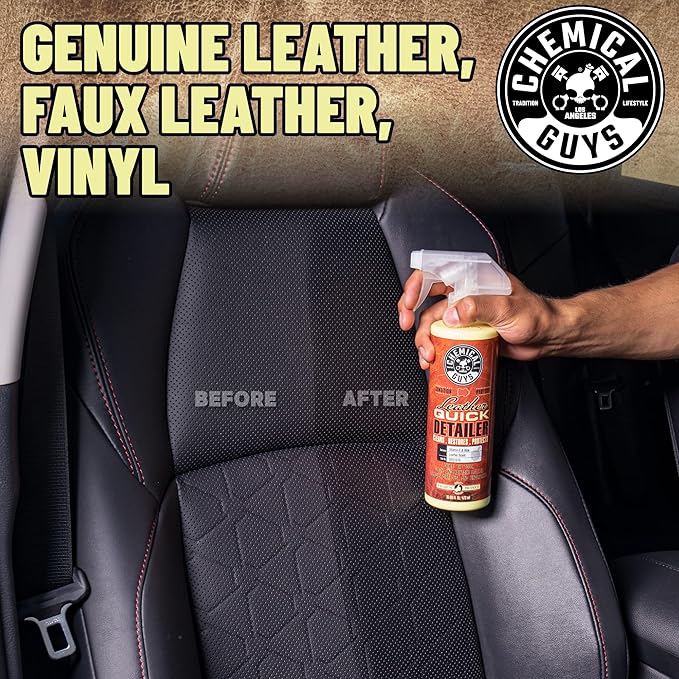 Chemical Guys SPI21616 Leather Quick Detailer for Car Interiors, Furniture, Apparel, Shoes, Sneakers, Boots, and More (Works 