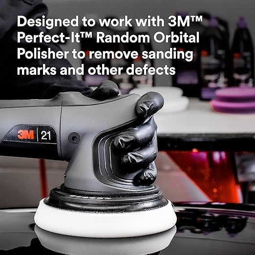 3M Perfect-It Random Orbital Compound, 34131, 1 quart, Fast Cutting Compound for Automotive Buffing & Polishing